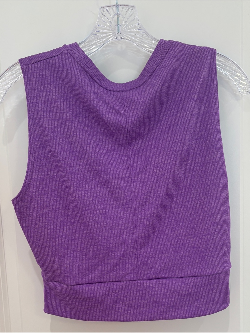Nike Women’s Purple Twist-Front Muscle Tank with White Swoosh - Picture 3 of 3